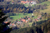 Situation du gîte au sein du hameau de La Boutière