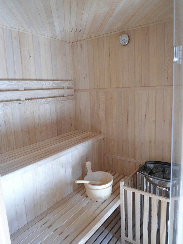 le sauna avec participation
