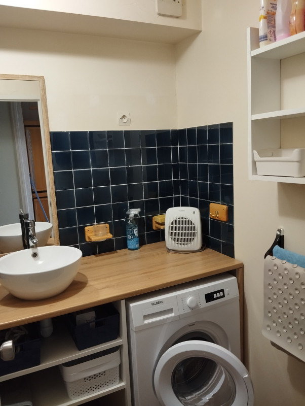 Salle de bains - Studio cabine Arolles E N°505 - © Pages Aurélie Salle de bains - Studio cabine Arolles E N°505