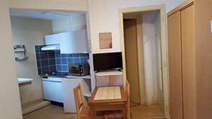 Coin cuisine et repas - Studio Chamois d'Or N°212 Coin cuisine et repas - Studio Chamois d'Or N°212