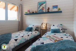 Chambre étage (Lits modulables) - © Gite de France Chambre étage (Lits modulables)