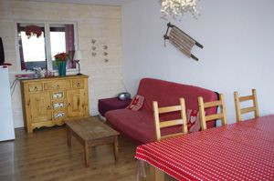 Pièce principale - Appartement Chamois d'or N°206 - © LS Pièce principale - Appartement Chamois d'or N°206