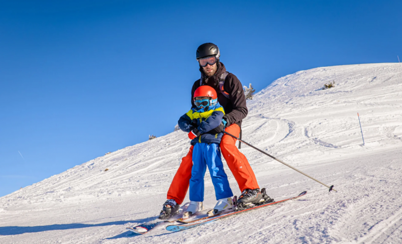 week end ski famille au collet